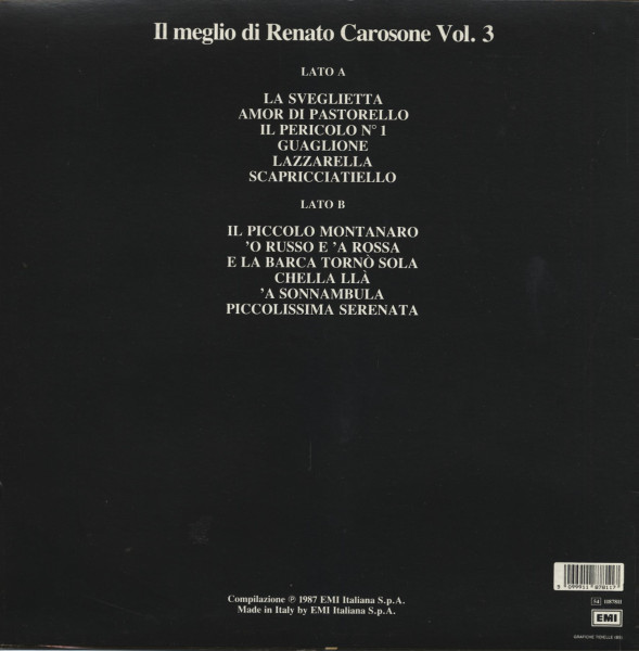 Il Meglio Di Renato Carosone Vol.3 (LP)