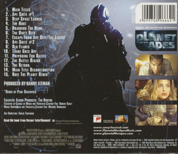 Planet Of The Apes - Original Motion Picture Soundtrack (CD)