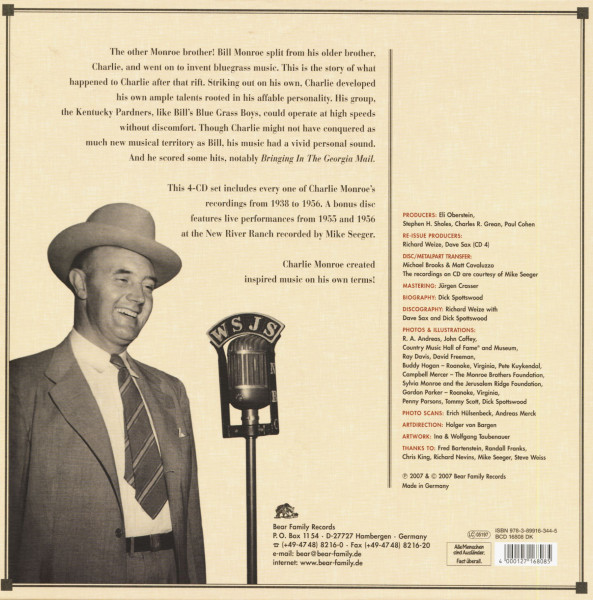 I'm Old Kentucky Bound 1938-56 (4-CD Deluxe Box Set)