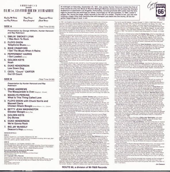 Blues & Rhythm Midnight (LP)