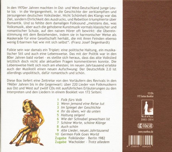 Deutschfolk - Soundtrack Zum Volksliedrevival In Der BRDDR (12-CD)
