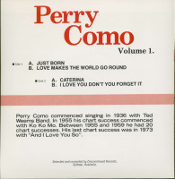 Vorschau: Perry Como - Volume 1. (7inch EP, SC, PS) Vorschau: Perry Como - Volume 1. (7inch EP, SC, PS)