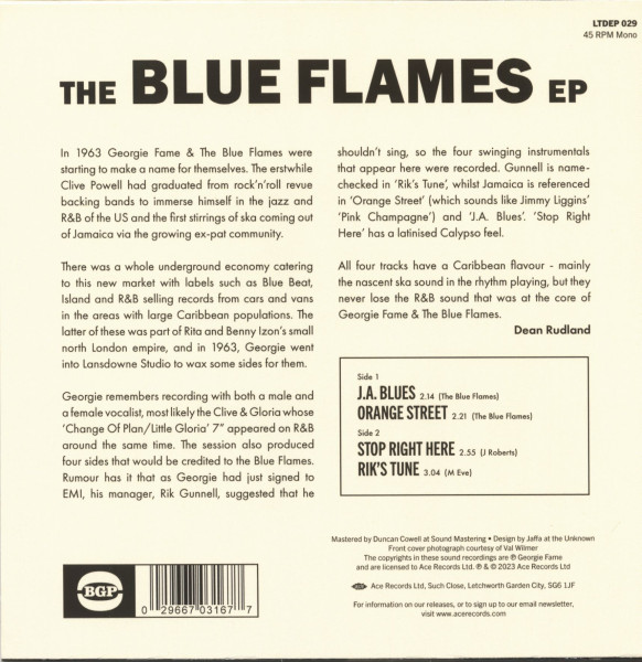 The Blue Flames (7inch, 45rpm, EP)