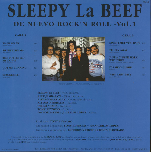 De Nuevo Rock & Roll, Vol.1 (LP)