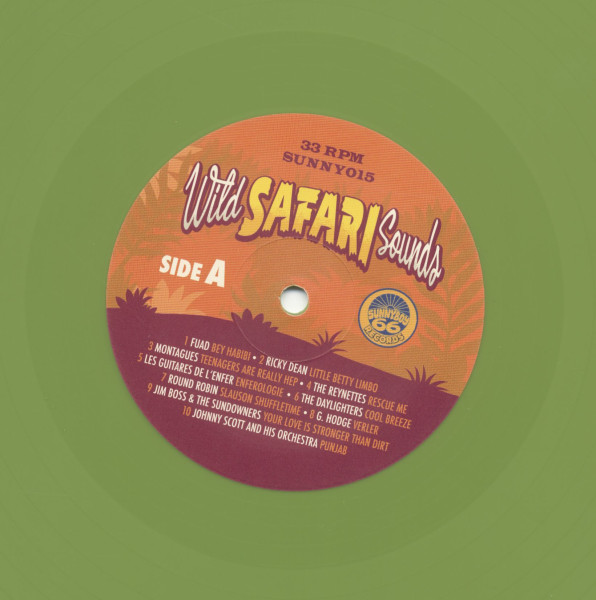 Wild Safari Sounds - Exotic Beats And Vocal Groups From The Jungle (LP, colored Vinyl)
