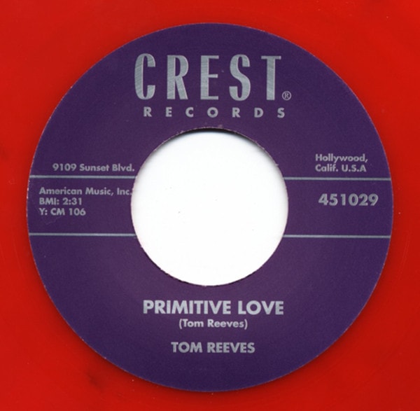Primitive Love - Baby I'm A Lonesome Cowboy (7inch, 45rpm)