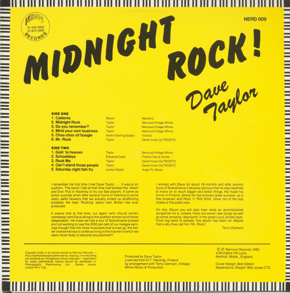 Midnight Rock! (LP)