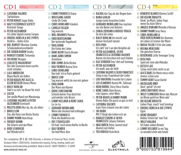 Tipitipitipso: Die großen Schlager der 50er-Jahre (4-CD)