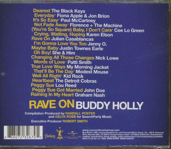 Rave On Buddy Holly - Tribute (CD)
