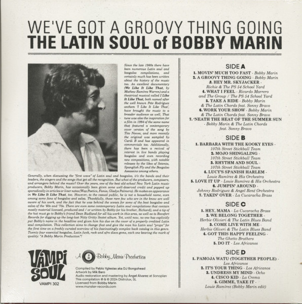We've Got A Groovy Thing Going - Latin Soul Of Bobby Marin (2-LP)