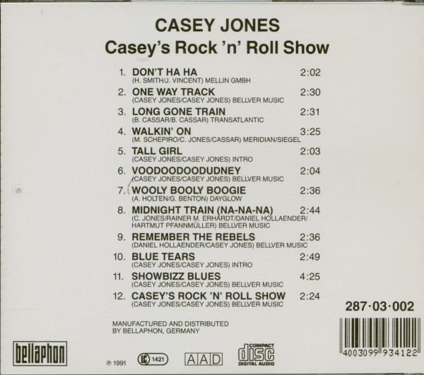 Casey's Rock 'n' Roll Show (CD)