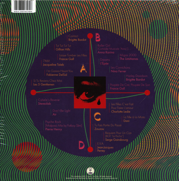 Pop Psychédélique - The Best Of French Psychedelic Pop 1964-2019 (2-LP, colored Vinyl, Ltd.)