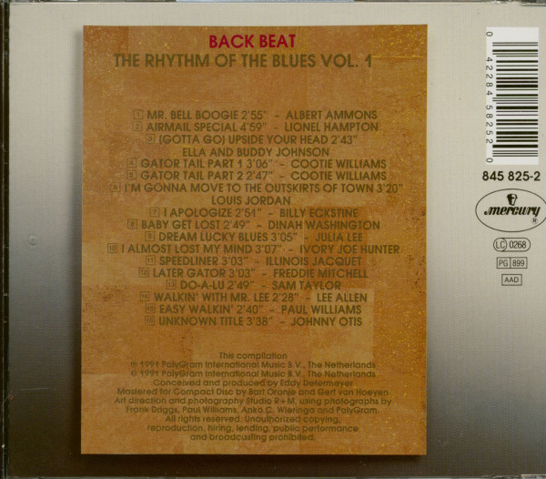 Back Beat - The Rhythm Of The Blues Vol.1 (CD)