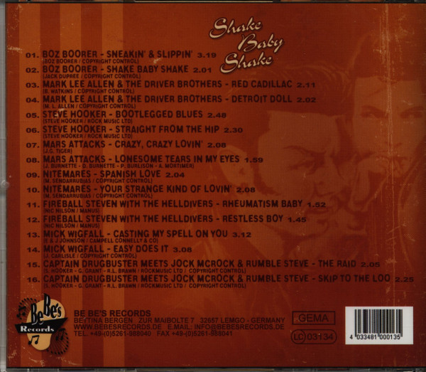 Shake Baby Shake (CD)
