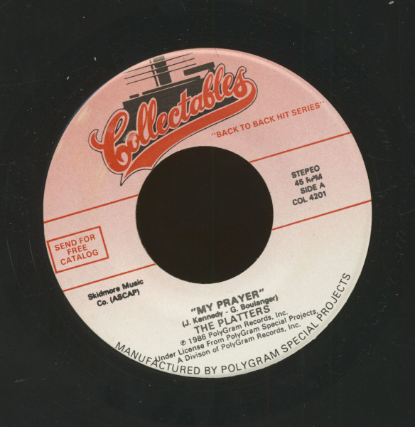 My Prayer - On My Word Of Hoor (7inch, 45rpm) My Prayer - On My Word Of Hoor (7inch, 45rpm)