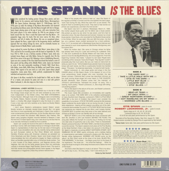 Otis Spann Is The Blues (LP, 180g colored Vinyl)