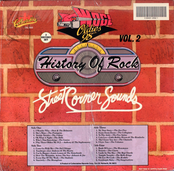 WOGL-Oldies 98 Presents - History Of Rock And Roll - Street Corner Sounds (2-LP, Cut-Out)