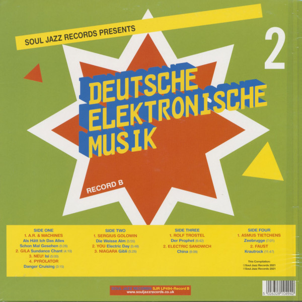 Deutsche Elektronische Musik - Experimental German Rock And Electronic Musik 1971-83 - Vol.2 - Recor