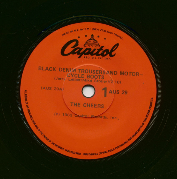 Black Demin Trousers And Motor-Cycle Boots - Bazoom (7inch, 45rpm, SC)