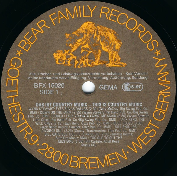 Das Ist Country Music - This Is Country Music (LP)