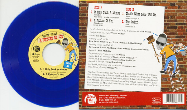 A Picture Of Joe (7inch, EP, 45rpm, PS, Clear Blue Vinyl)