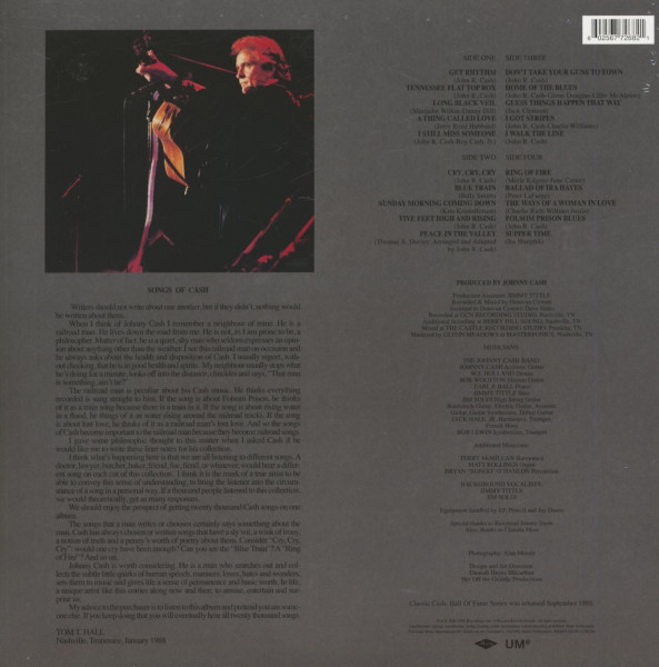 Classic Cash - Hall Of Fame Series (2-LP, 180g Vinyl & Download Code)