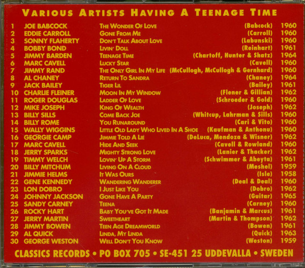 Teenage Time Vol.1 (CD)