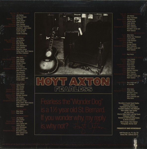 Fearless (LP, Cut-Out)