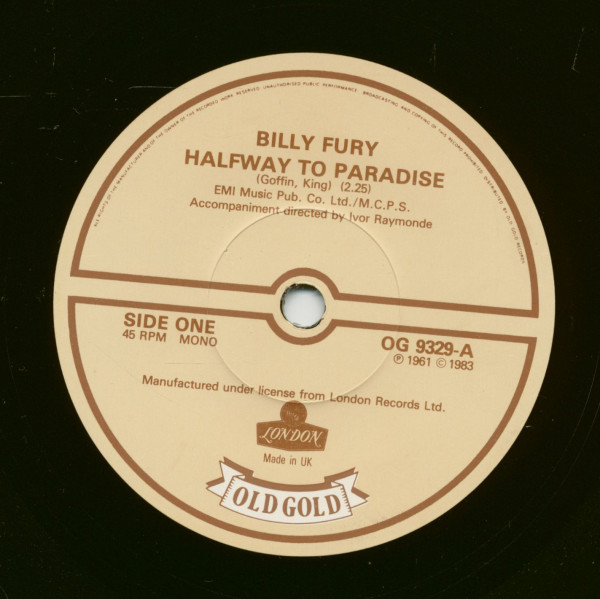 Halfway To Paradise - Last Night Was Made For Love (7inch, 45rpm, SC)