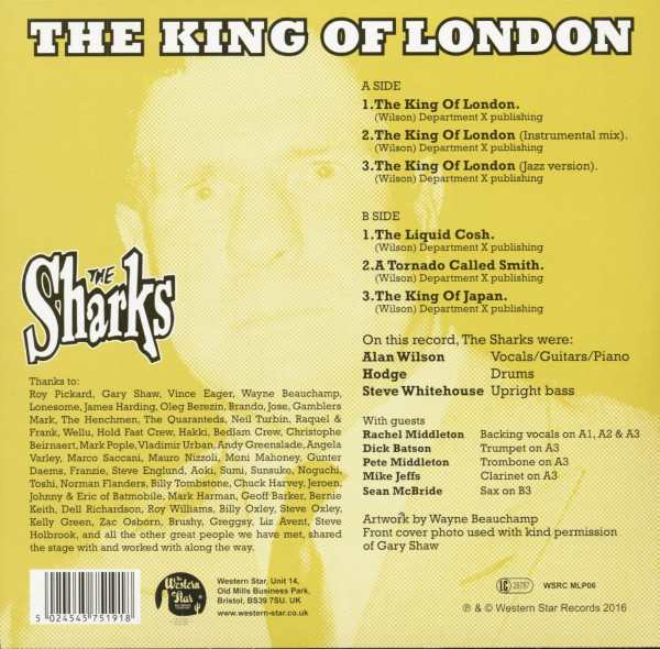The King Of London (10inch LP, color vinyl)