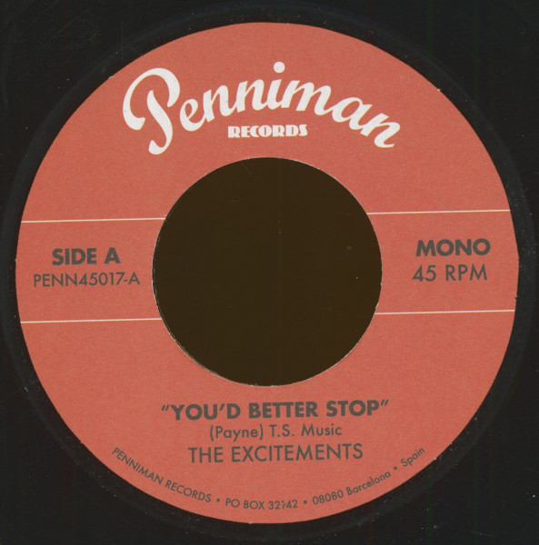 You'd Better Stop - From Now On (7inch, 45rpm) You'd Better Stop - From Now On (7inch, 45rpm)