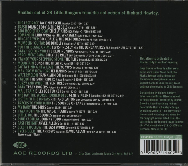 Little Bangers From Richard Hawley's Jukebox Vol.2 (CD)