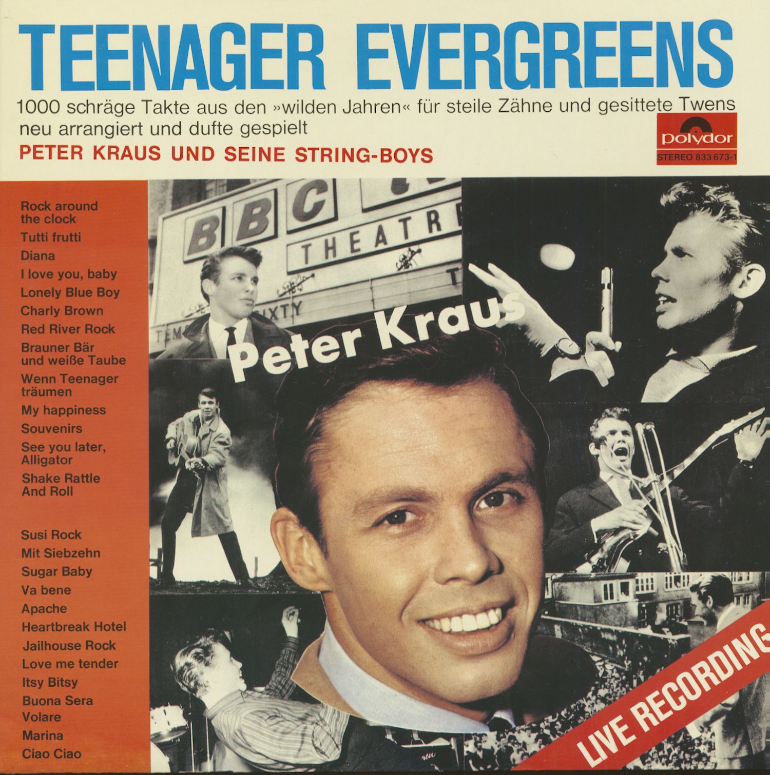 Peter Kraus Teenager Evergreens Lp