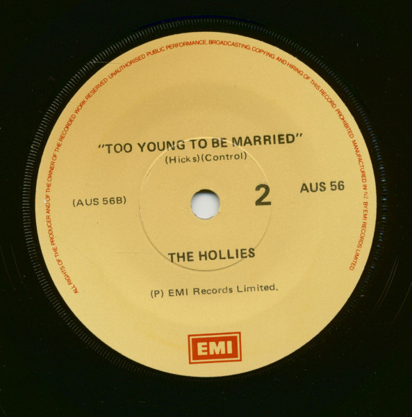 I've Been A Bad Bad Boy - Too Young To Be Married (7inch, 45rpm, SC)