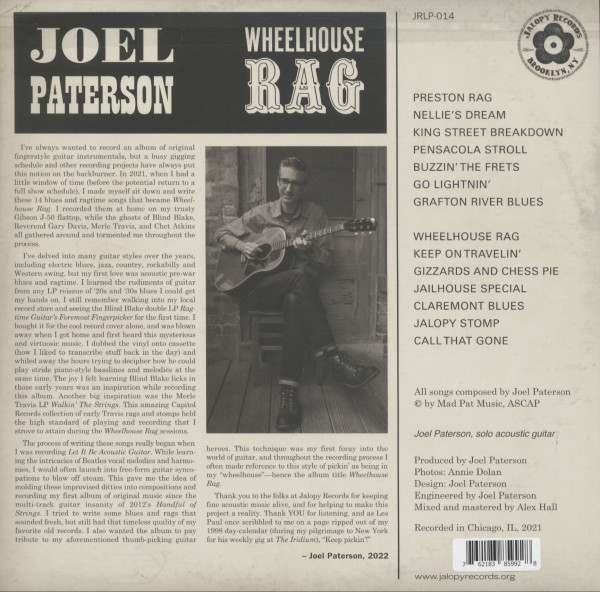 Wheelhouse Rag (LP)