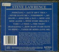 Vorschau: Steve Lawrence (CD) Vorschau: Steve Lawrence (CD)