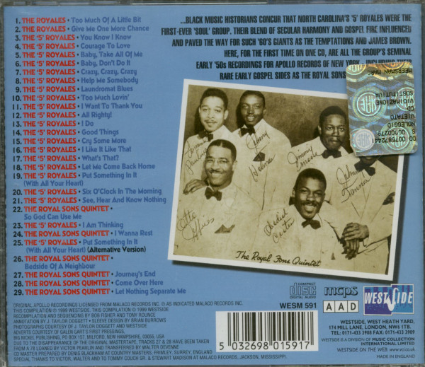 All Righty ! - The Apollo Recordings 1951-55 (CD)