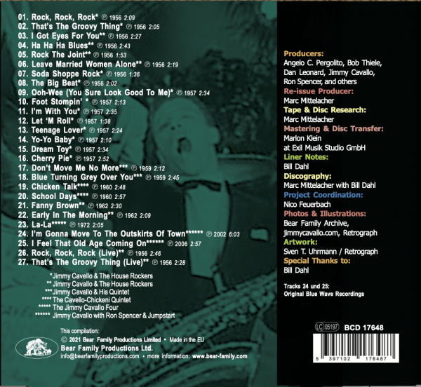 Jimmy Cavallo - Rocks (CD)