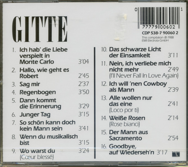 3. Bild von GITTE: Gold Collection (CD)