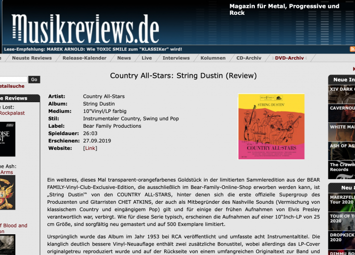 Press-Archive-COUNTRY-ALL-STARS-String-Dustin-LP-10inch-Ltd-musicreviews