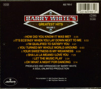 Vorschau: Barry White's Greatest Hits Vol. 2 (CD) Vorschau: Barry White's Greatest Hits Vol. 2 (CD)