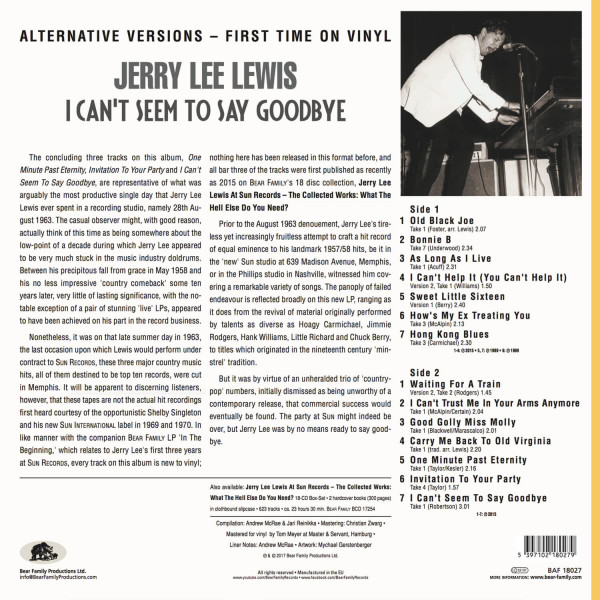 In The Beginning & I Can't Seem To Say Goodbye (2-LP, 180gram Vinyl)