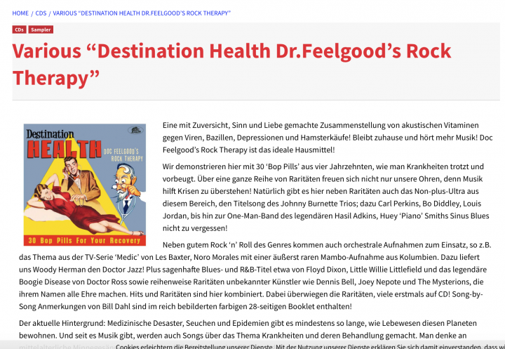 Presse-Archiv-Destination-Health-Dr-Feelgood-s-Rock-Therapy-medien-info