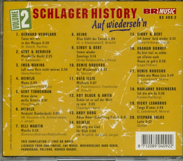 3. Bild von Various: Schlager History Volume 2 (CD)