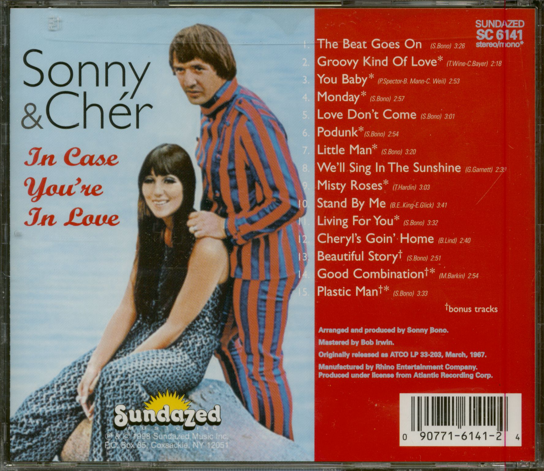 While You're In Love Scan Sonny & Cher CD: In Case You're In Love (CD) - Bear Family Records