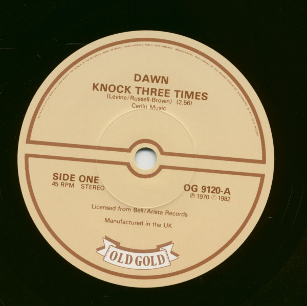 Knock Three Times - Candida (7inch, 45rpm, SC) Knock Three Times - Candida (7inch, 45rpm, SC)