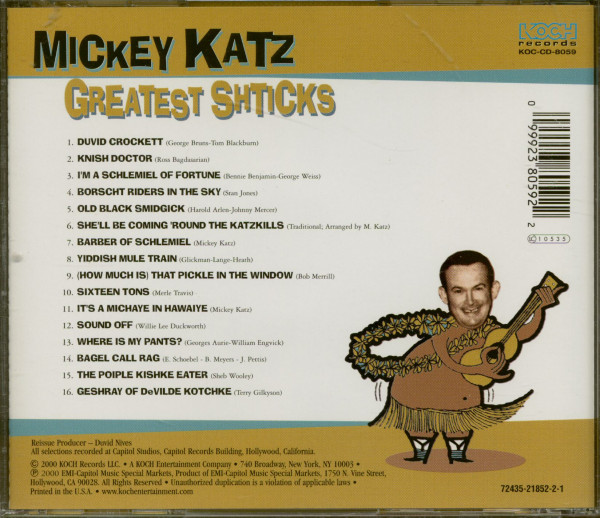 Greatest Shticks (CD)