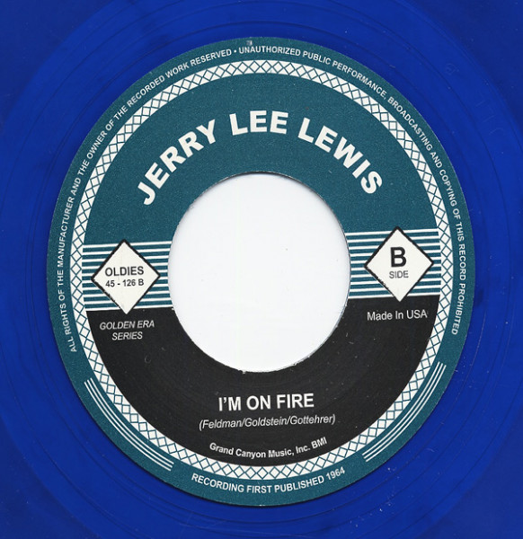 Bonnie B - I'm On Fire 7inch, 45rpm (blue wax)