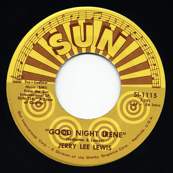 Good Night Irene - I Can't Seem To... 7inch, 45rpm