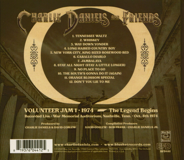 Volunteer Jam 1 - 1974 The Legend Begins (CD)